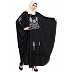 Designer Kaftan abaya with embroidery work-Black